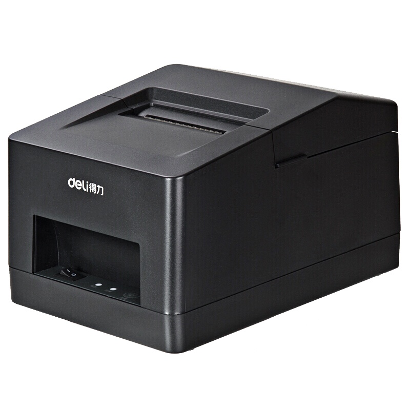 得力(deli)DL-581PW热敏票据打印机无线蓝牙外卖打印机接单机外卖单收银机 58mm小型热敏条形码小票机