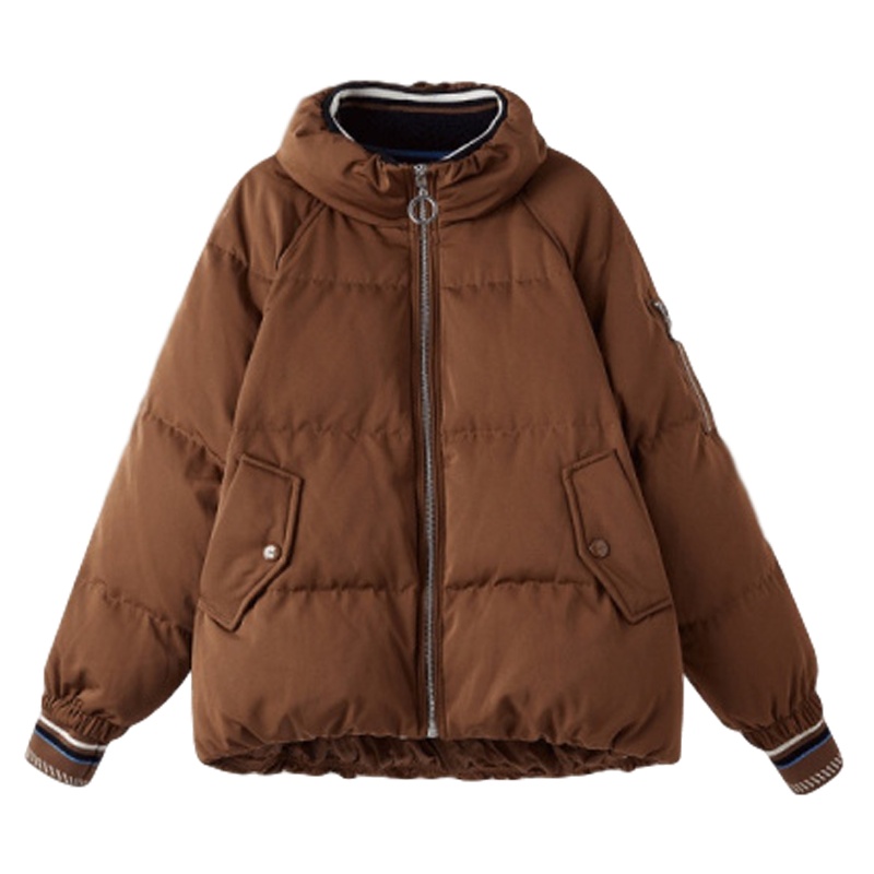 拉夏贝尔女装冬季新款韩版潮网红港风小个子短款轻薄羽绒服