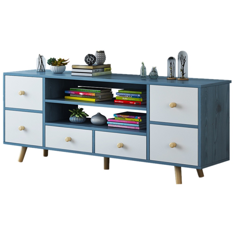 弘拜 电视柜家用视听柜 现代简约小户型客厅家具多功能省空间储物柜子地柜