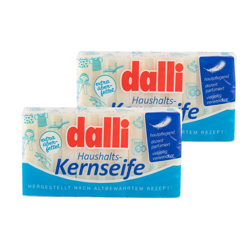 德国Dalli达丽洗衣皂婴儿童宝宝孕妇专用内衣裤肥皂温和护手去污100g x6块