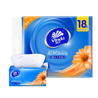 维达抽纸3层110抽家用卫生纸巾餐巾纸面巾纸擦手纸实惠装 18包/提