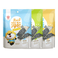 狮客[苏宁自主品牌]夹心海苔礼包装海味零食36g[必拼]