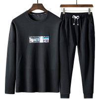 俞兆林(YUZHAOLIN)春秋季套装男装潮流帅气休闲男士长袖休闲裤两件套