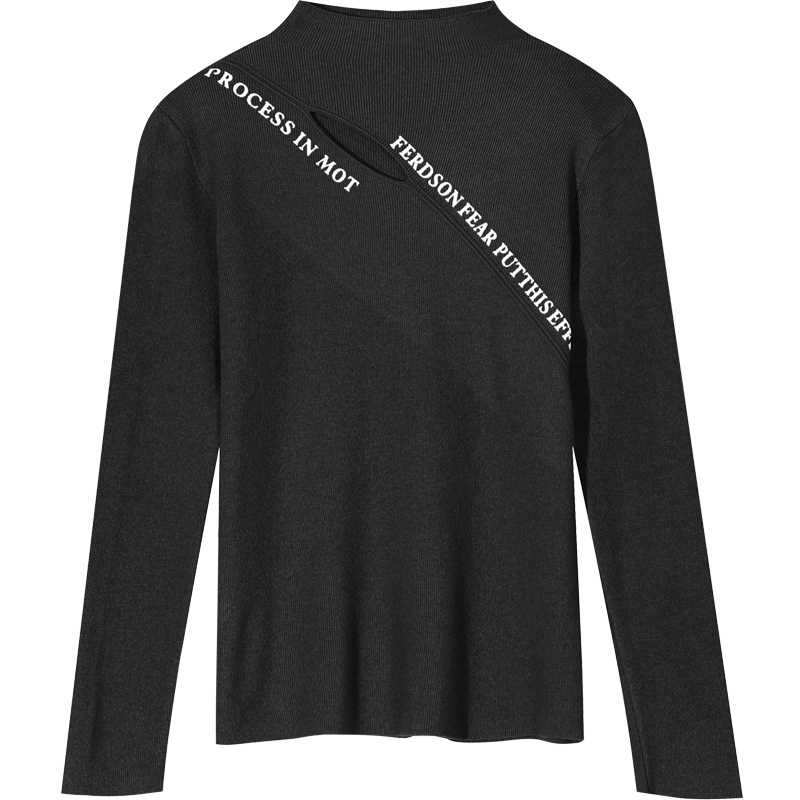 妖精的口袋小高领镂空毛衣2019秋冬季新款女洋气打底ins针织衫潮