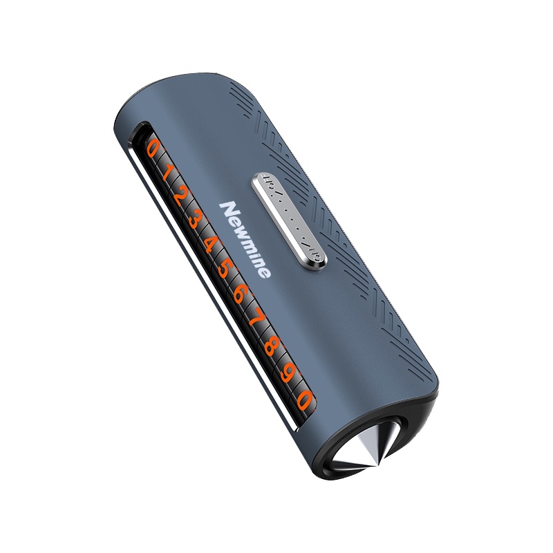 纽曼PS002 三合一临时停车号码牌锖色 移车牌挪车卡电话汽车用车载手机车内创意高档车上用品金属材质一机多用