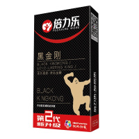 倍力乐黑金刚避孕套 [共60]黑金刚*3+黄金刚*3黑金刚物理避孕套情趣用品超厚正品加厚型持久装安全套男用