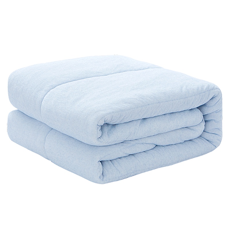 苏宁极物 双面超冷感面料纤维空调被/夏凉被薄款夏季被子被芯可水洗