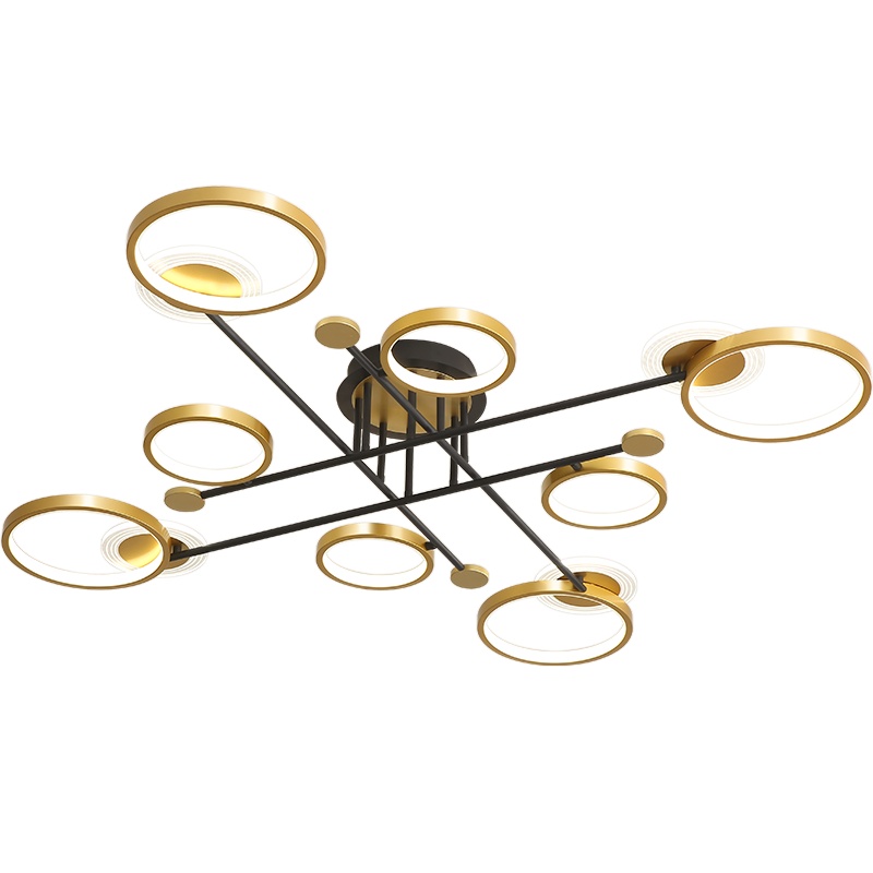 七只蚂蚁 LED现代简约灯具北欧极简创意灯具客厅灯具客厅灯2020年新款简约现代轻奢创意卧室吸顶灯具北欧全屋组合套餐JH