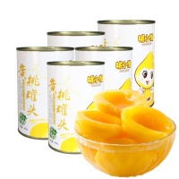 桃小淘黄桃罐头 425g*5罐装 新鲜水果罐头 方便速食休闲零食