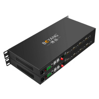 博扬(BOYANG)全高清HDMI视频光端机 2路双向HDMI+2路双向音频+1路网络 BY-2HhAaFE
