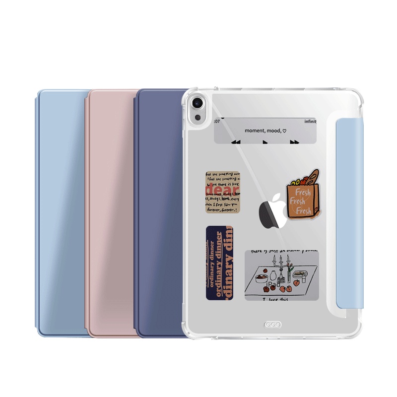 zoyu 2020新款ipad8平板3硅胶壳2019全包pro11清新air4软壳2018保护套mini5气囊diy壳