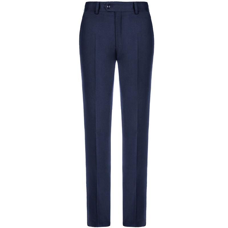 依文男装专柜款西服裤子男士羊毛纯色西装裤 宽松 青年EB770282