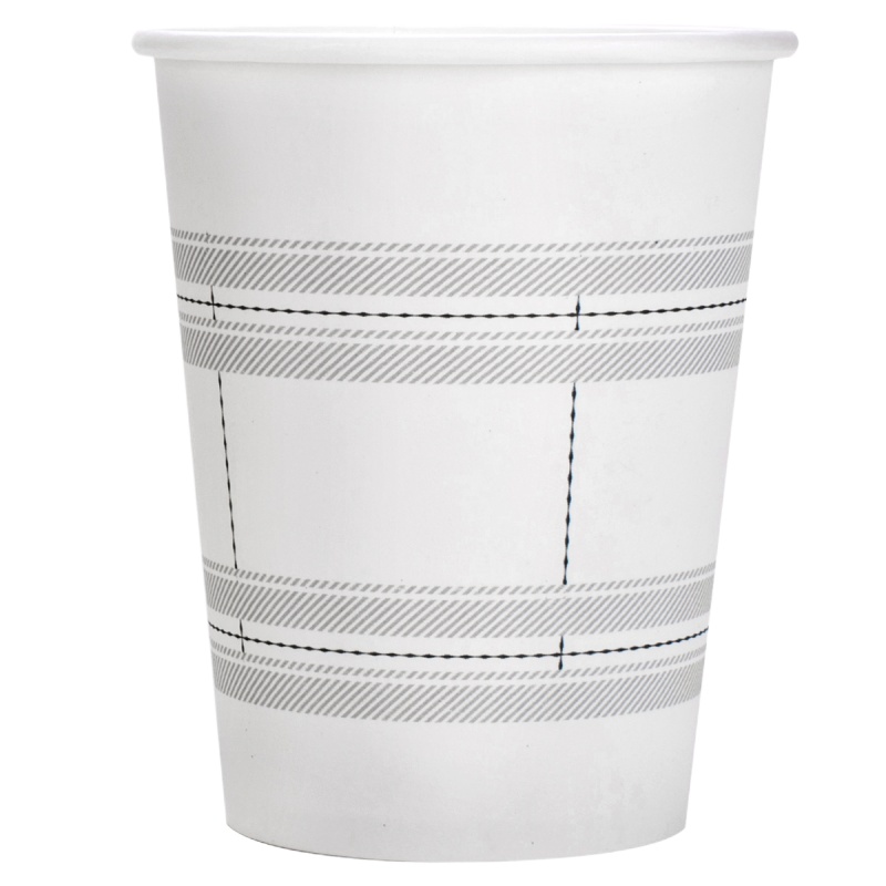 得力 纸杯 19201(白色)250ml100只280g太阳纸+18克PE膜 5包装