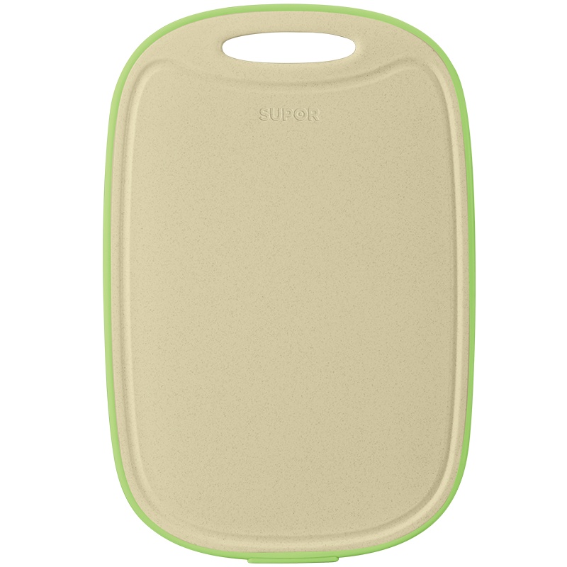 苏泊尔(SUPOR)切菜板银护盾家用擀面板案板和面板抗菌防霉小麦秸秆砧板P362406AB1