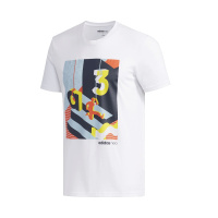 阿迪达斯NEO短袖T恤男装2019夏季新款圆领休闲运动服上衣EJ7063