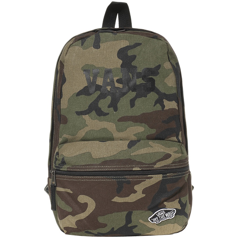 范斯Vans女双肩包运动配件运动休闲VN00021TCMA 绿色迷彩