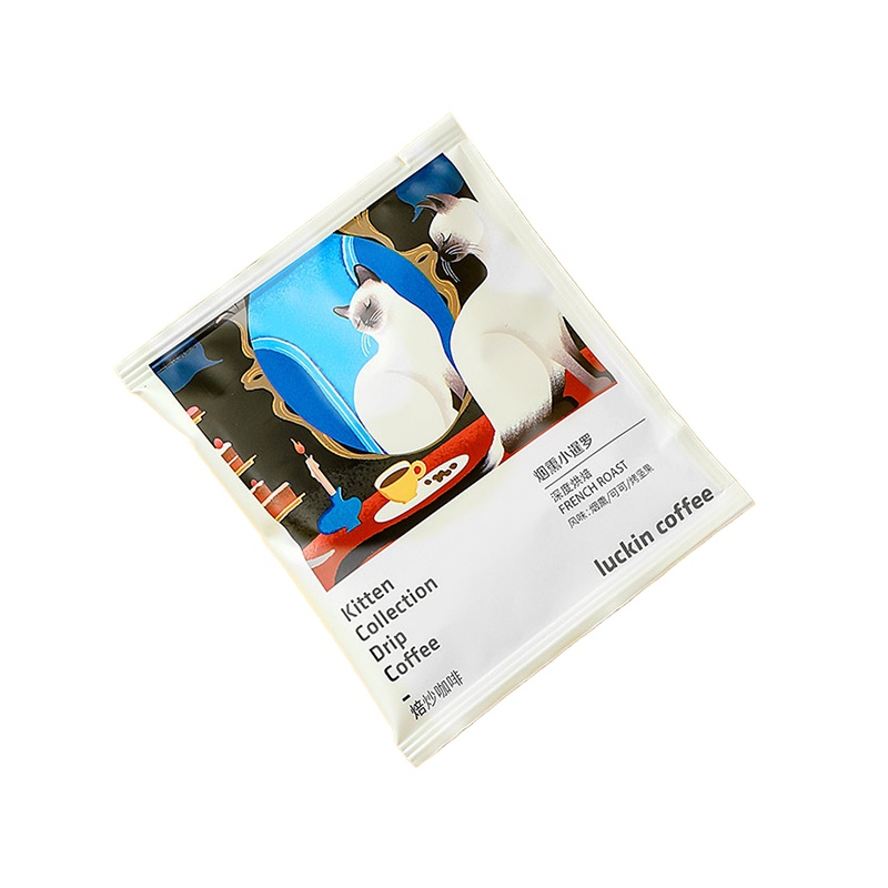 瑞幸咖啡(luckin coffee)吸猫系列挂耳咖啡经典装 10g*6包/盒