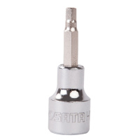 世达24303 12.5MM系列加长六角旋具套筒 套筒内六角扳手6*120MM 1个