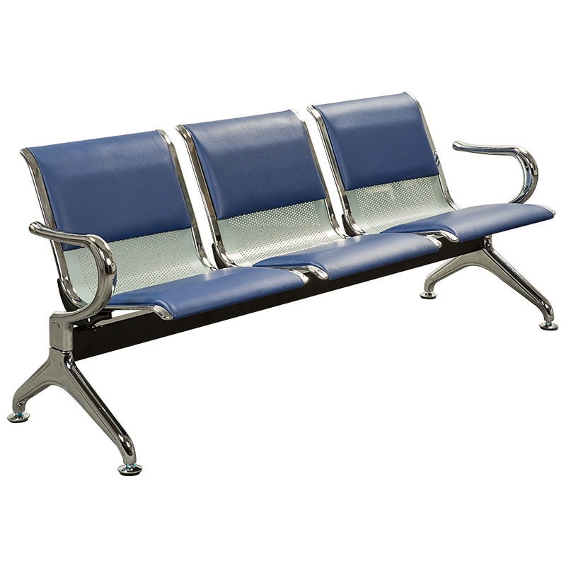 【红心家居】三人位连排椅等候椅机场椅长排椅候诊椅公共座医院长椅子