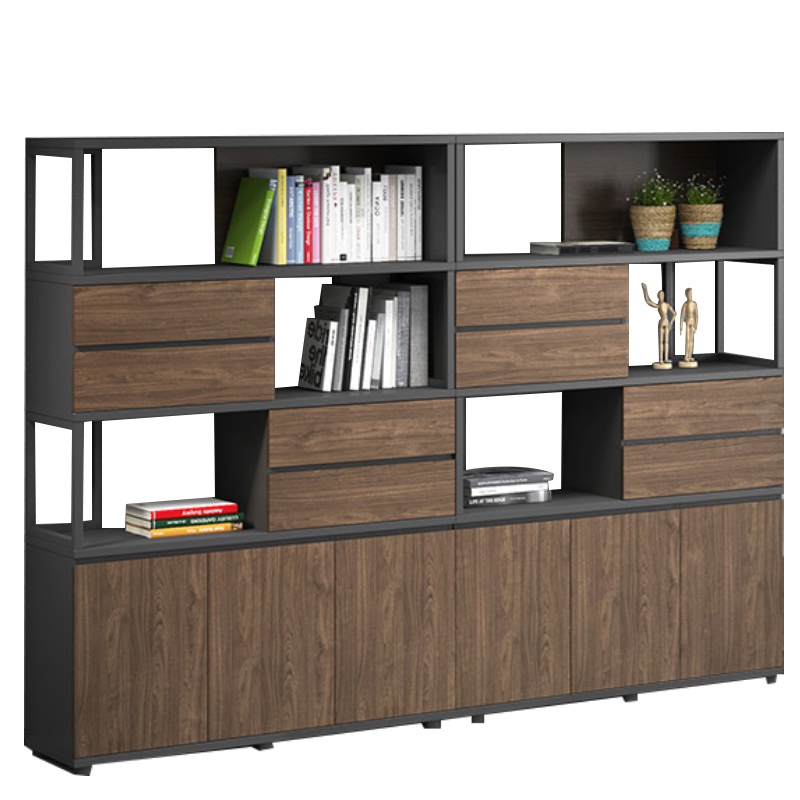 质凡维纳大班台配套文件柜办公柜书柜