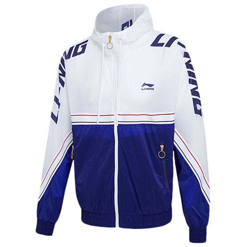 李宁男士时尚休闲运动风衣夹克