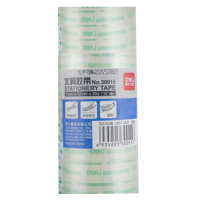 得力(deli)30015小透明胶带 12mm*30y(27.4m/卷)12卷装
