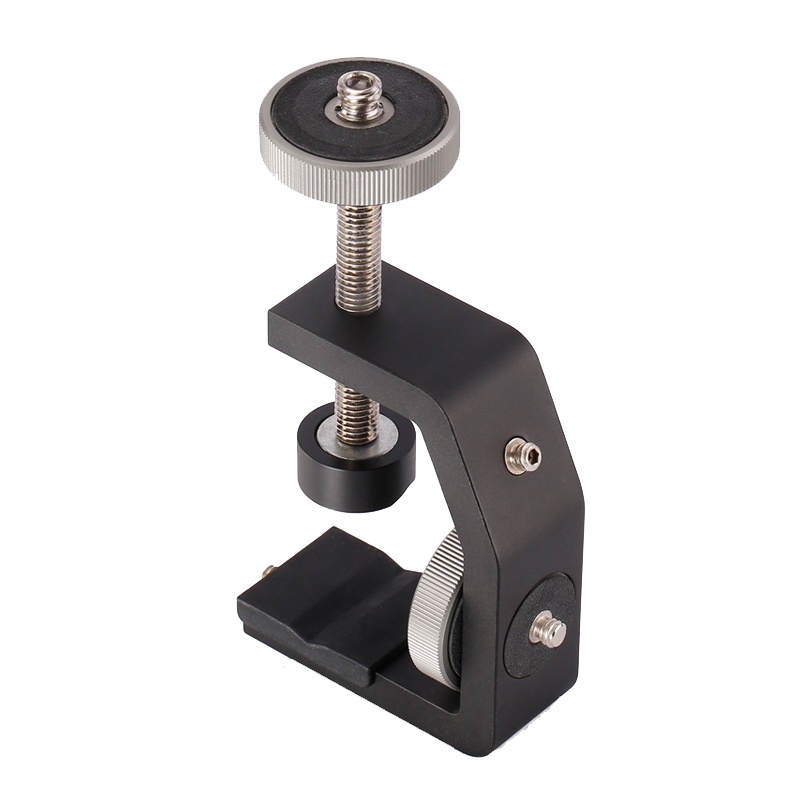 徕图Leofoto MFC-60 多功能夹座套装夹窗户夹玻璃栏杆爬楼专用稳定C型大力夹