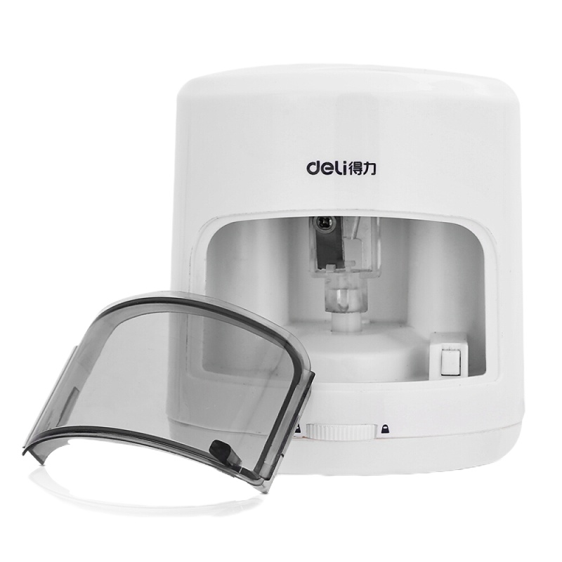 得力 0502-电动卷笔刀(白)