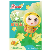 果仙多维V 儿童零食水果豆小馒头儿童小点心南瓜玉米水果溶溶星18g