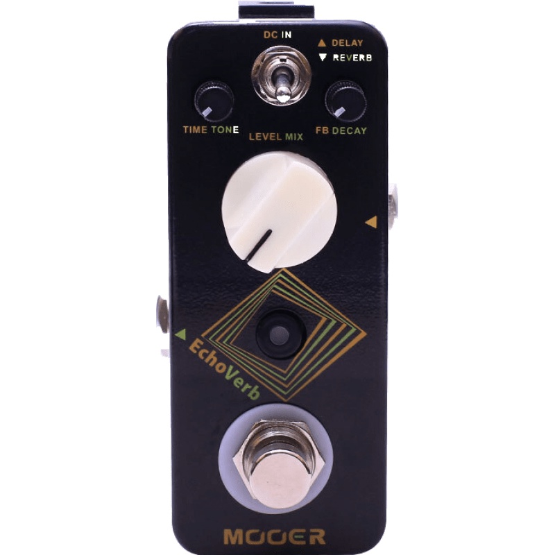 MOOER魔耳Echoverb 数字延时/调制混响二合一单块效果器