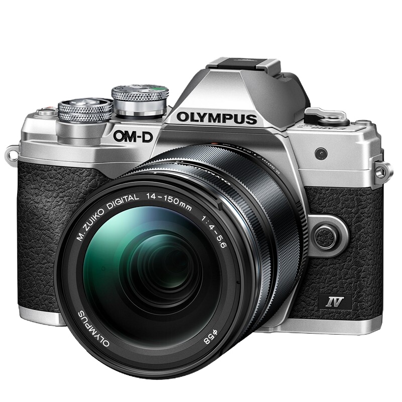 奥林巴斯(OLYMPUS)E-M10 MarkIV(含14-150mm)镜头套机 微单电/数码相机 五轴防抖 银色