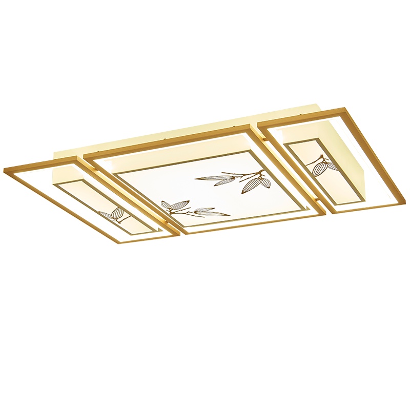 华阁 新中式客厅灯中国风LED吸顶灯餐厅灯卧室灯中国风简约大气灯饰DM07