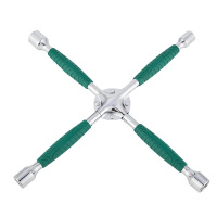 规格[组合L型轮胎扳手(带工具盒)]十字套筒扳手汽修扳手 多规格套筒扳手铬钒钢十字扳手