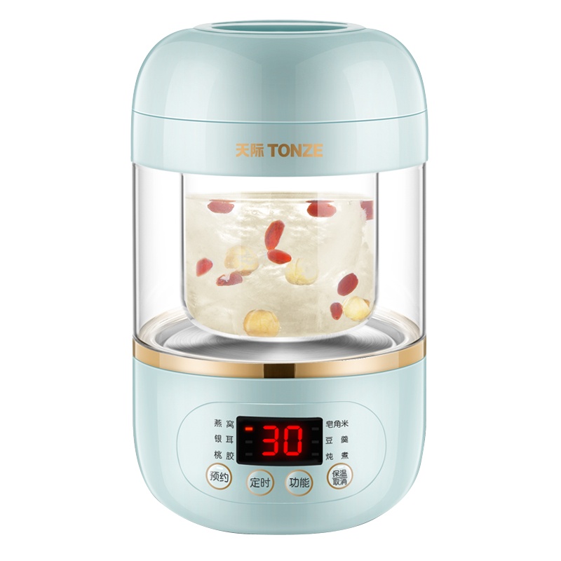 天际DGD7-7CWG燕窝锅花胶银耳全自动隔水炖盅滋补锅玻璃内胆单胆焕颜炖盅0.7L