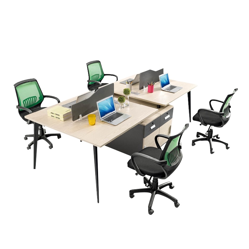 匡大 办公桌简约屏风桌2.7米四人位卡座