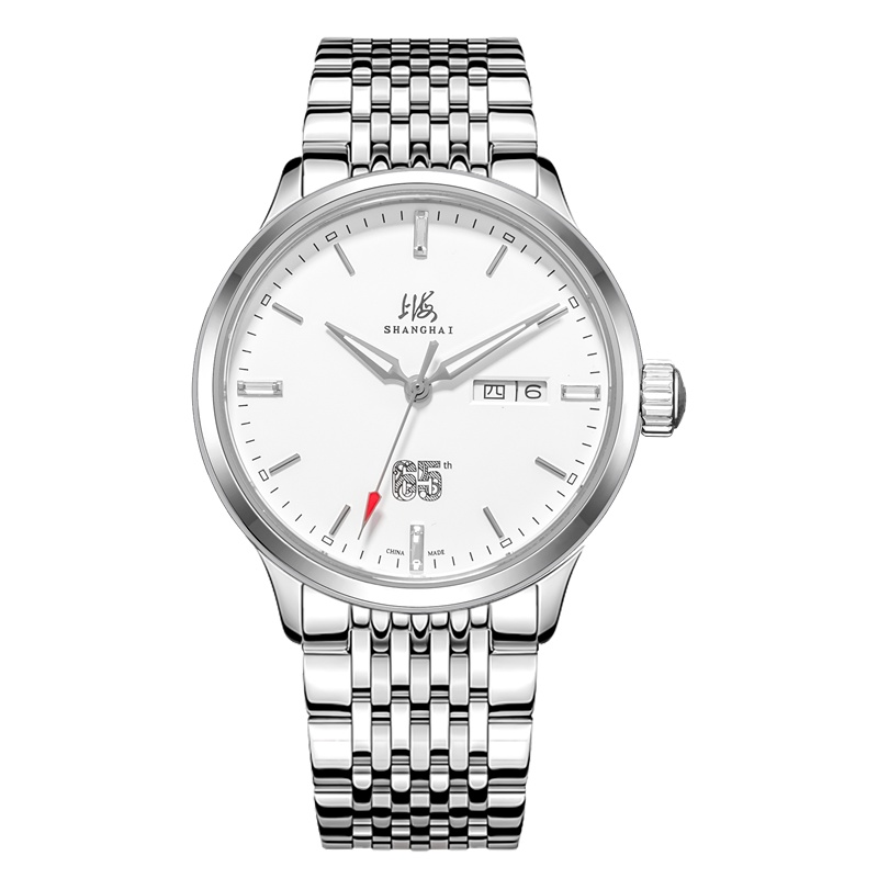上海手表上海牌手表65周年收官之作全自动机械表男士大表盘机械手表2020年年底收官65周年纪念系列国潮腕表SH-880