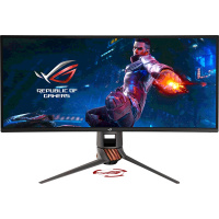 华硕ROG PG349Q 34英寸 曲面带鱼屏 120Hz 超2K IPS屏 G-sync二代 Aura-sync神光同步 自营电竞液晶显示器