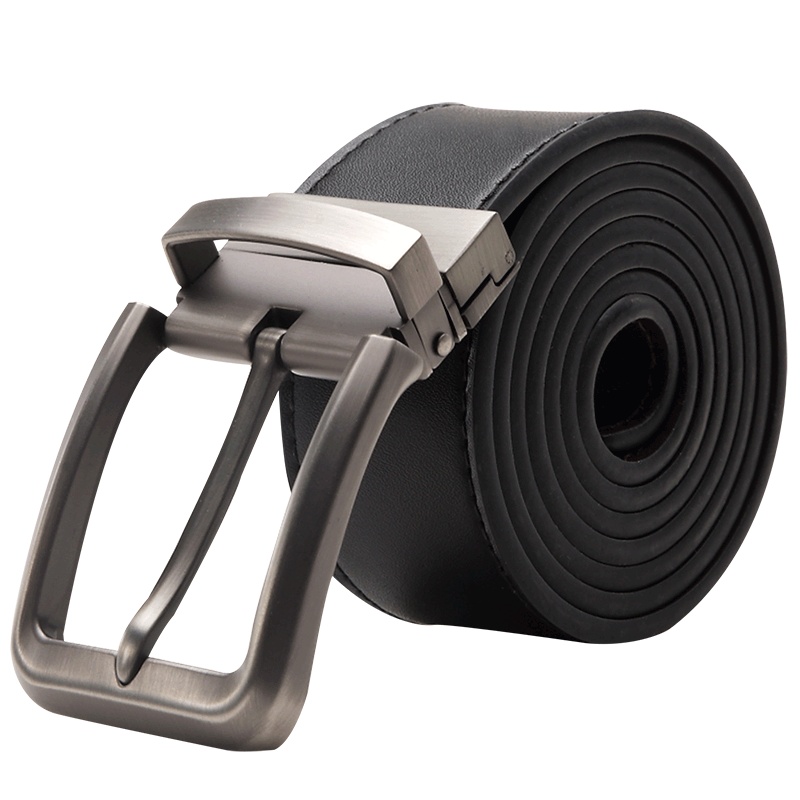 雅鹿男装头层牛皮精致儒雅都市气质带针扣皮带男士腰带AS18SDPX1905