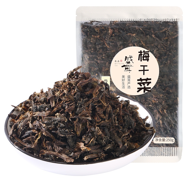 盛耳 梅干菜250g农家梅菜干霉菜浙江特产梅干菜干货梅菜干腌菜干