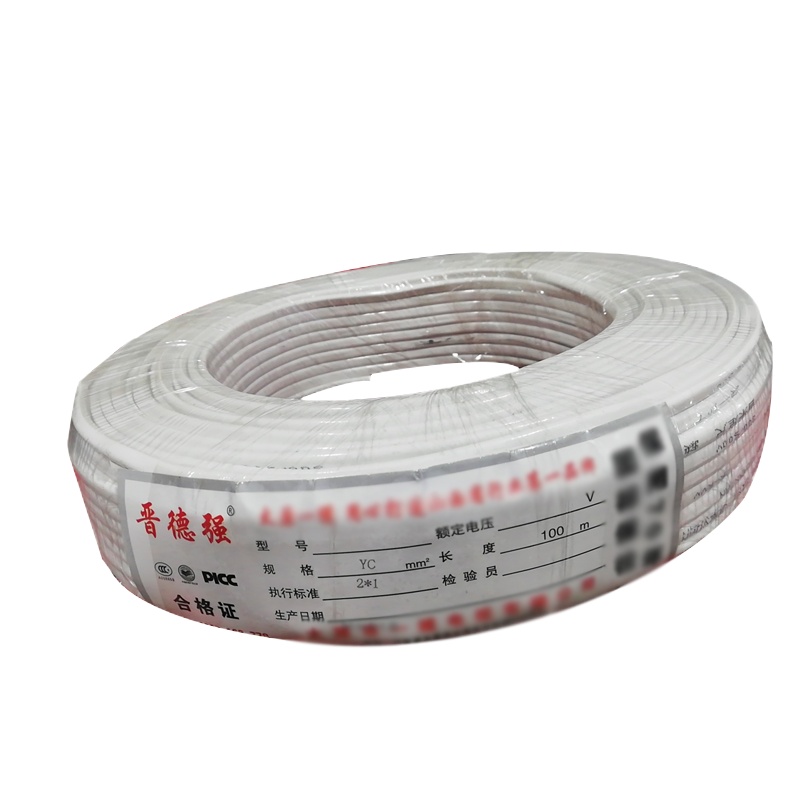 ZEBRA 晋德强YC电线1.5平 100m/盘 白色