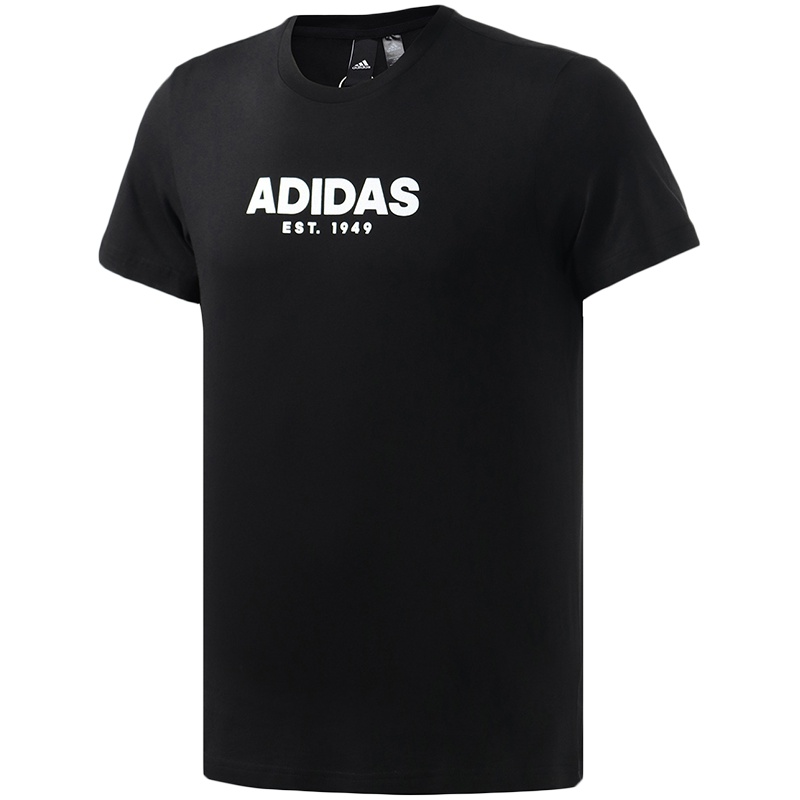 阿迪达斯男服装短袖T恤跑步训练运动休闲服装EK4730