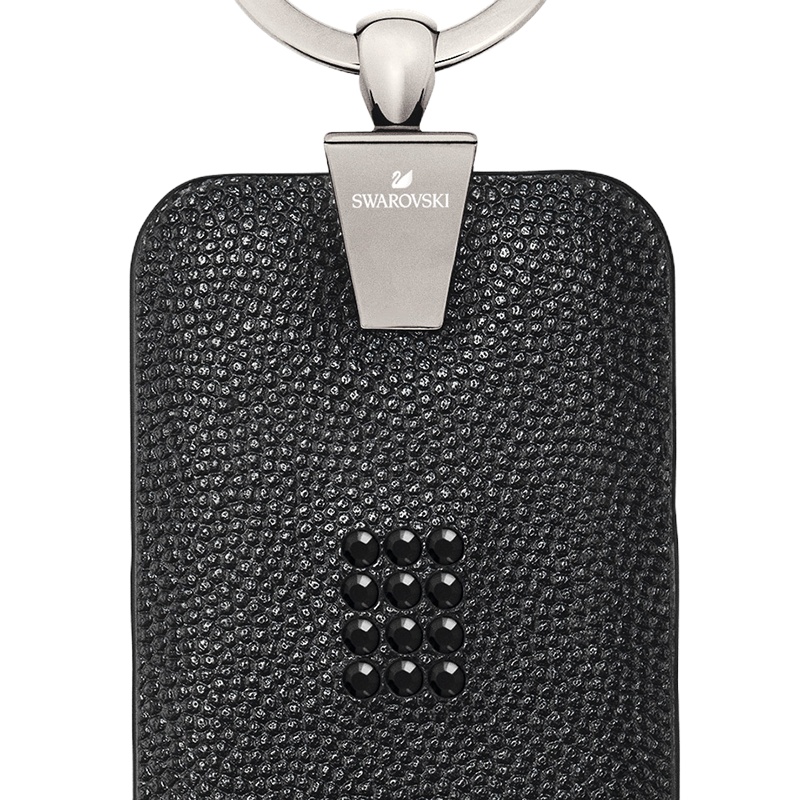 施华洛世奇SWAROVSKI KEY RING / 水晶真皮钥匙扣(黑)5434792