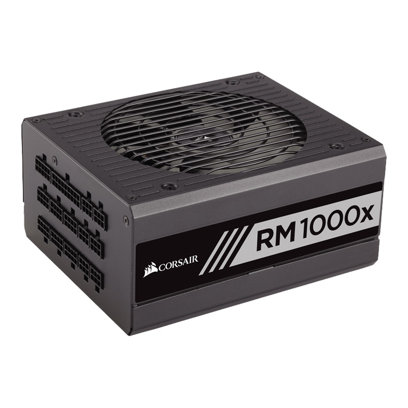 攀升 美商海盗船RM1000X 额定1000W 全模组 台式机箱电源 80Plus金牌认证 电脑电源