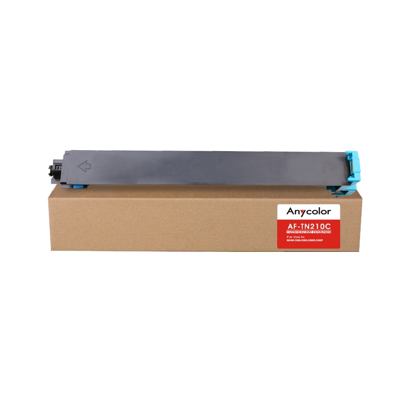 欣彩(Anycolor) TN210粉盒 AF-TN210C蓝色 适用柯尼卡美能达bizhub C250 c252