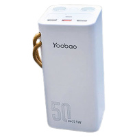 羽博 充电宝移动电源H5 白光侠 50000mAh 大容量快充PD20w手机充电宝适用小米苹果华为22.5W快充移动电源