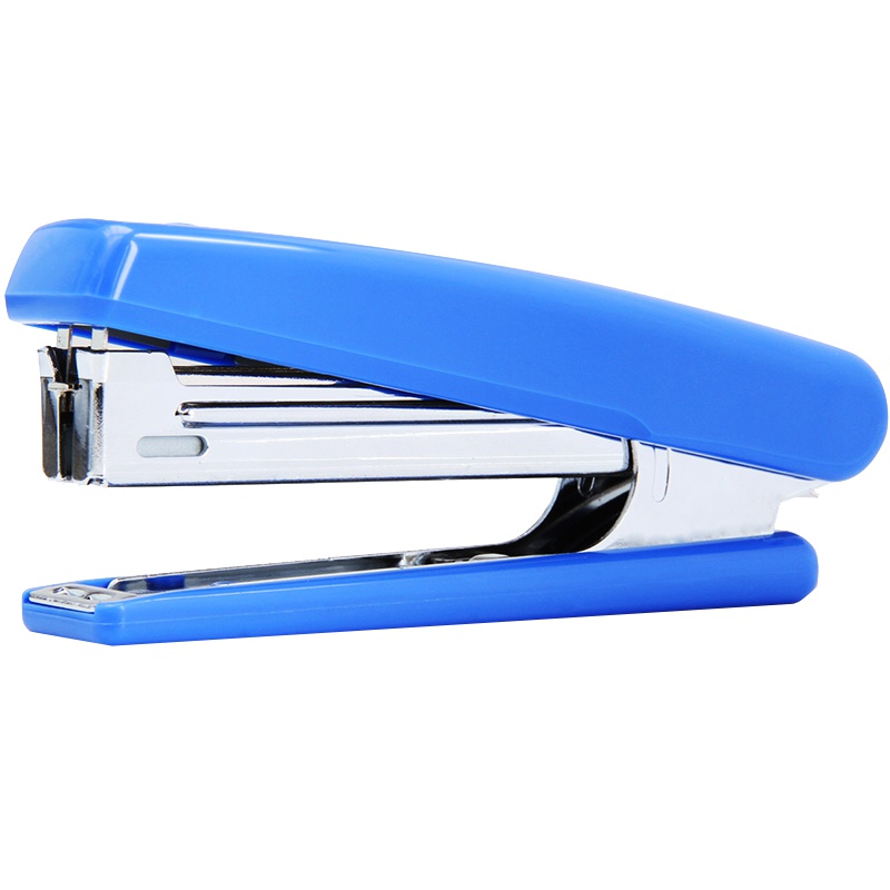 得力(deli)0221钉书机商务轻巧型订书机带起钉器功能桌面文具办公用品办中小学生文具可订约12页