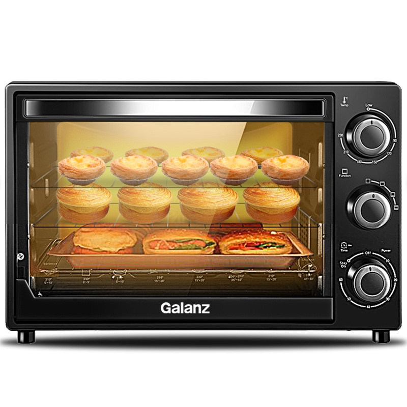 格兰仕(Galanz)32升电烤箱家用小型多层烤位多功能大视窗蛋糕烘焙烤箱K12