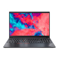 联想ThinkPad E15 15.6英寸轻薄笔记本( i7-10710U 8G 1TB+256GB 2G独显) 黑色 商务办公 网课学习 影音娱乐