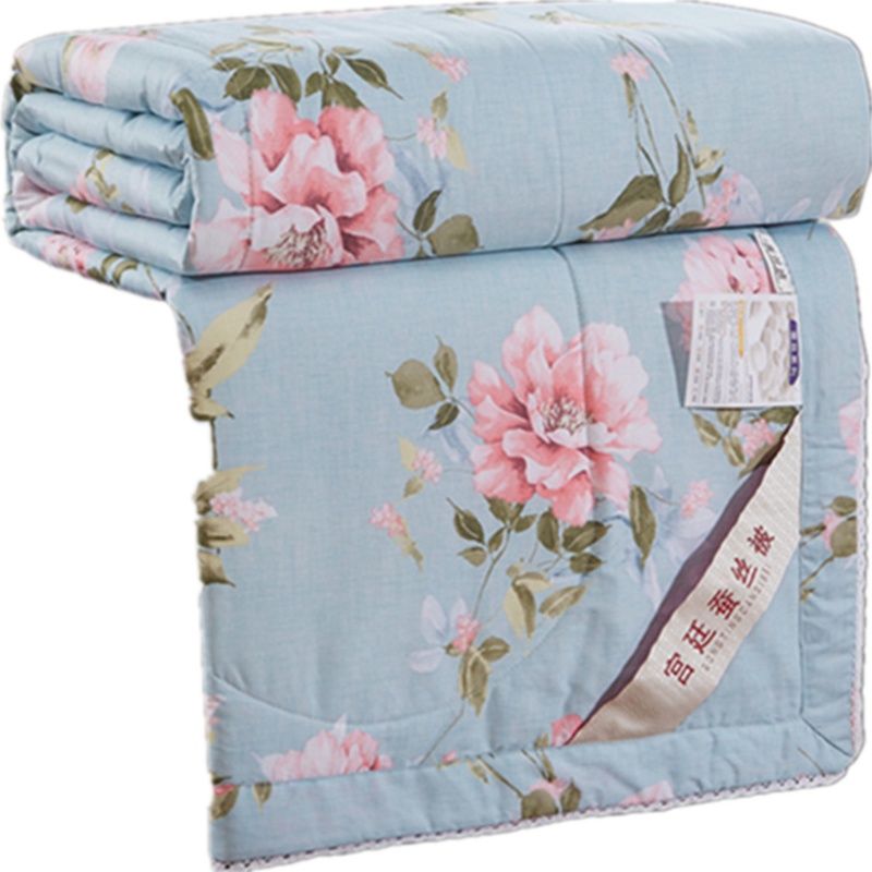 蒂靓 纯棉空调薄被子被芯全棉蚕丝夏被夏凉被夏季夏天单双人春秋薄被子 220x240 200x230 180x200