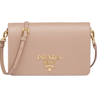 【预定】PRADA/普拉达 Saffiano 皮革迷你手袋 1BP019 OOO 18*11.5*3.5CM